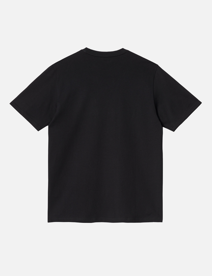 Taschen-T-Shirt – Schwarz