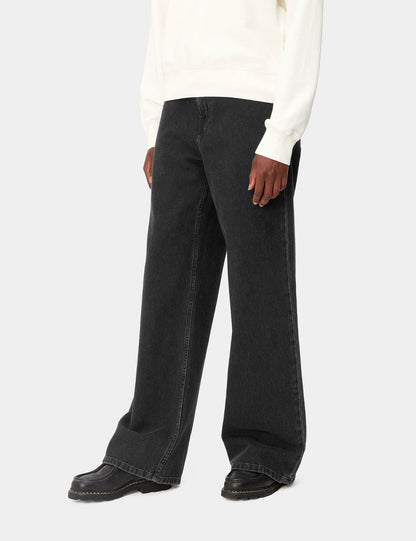 Damen Jane Hose (Loose) – Stone Washed Schwarz
