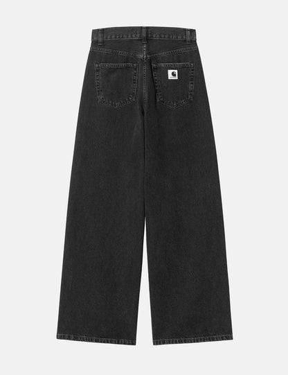 Damen Jane Hose (Loose) – Stone Washed Schwarz