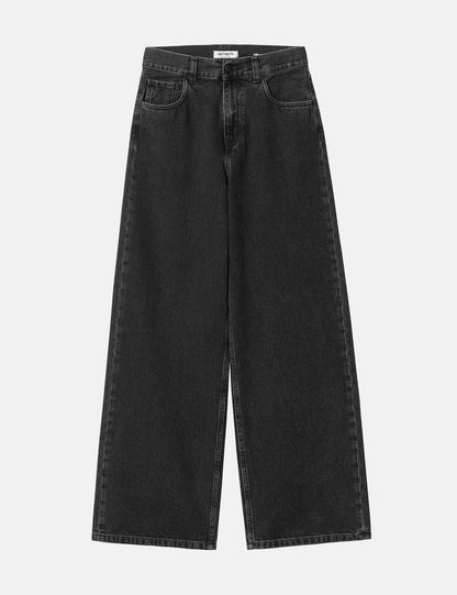 Damen Jane Hose (Loose) – Stone Washed Schwarz