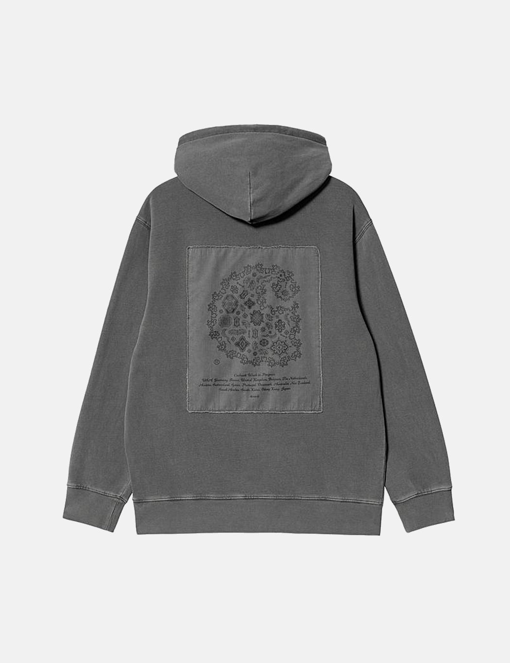 Verse Patch Kapuzenpullover – Vulcan Grey