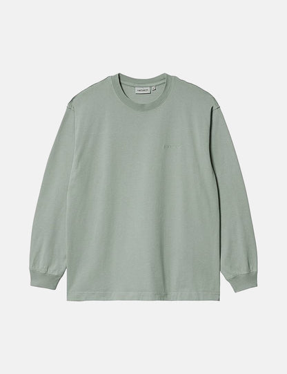 Marfa Langarm-T-Shirt – Misty Sage Green