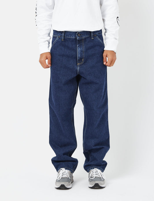 Pantalon en jean à jambe unique (décontracté) - Bleu