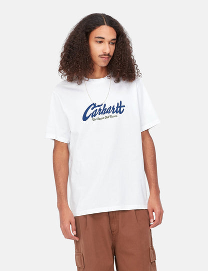 T-Shirt „Old Tunes“ (Bio) – Weiß