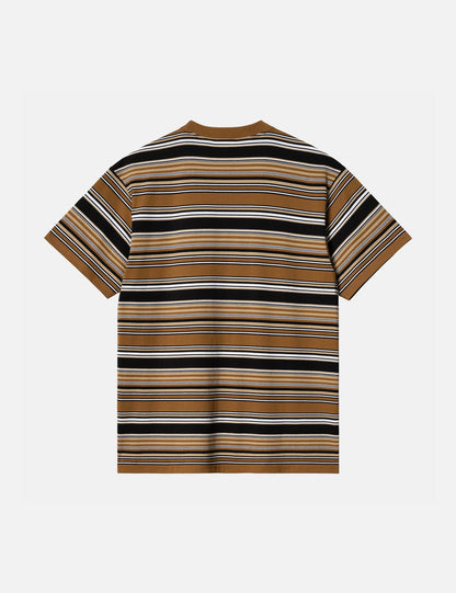 Lafferty T-Shirt (gestreift) – Hamilton Brown