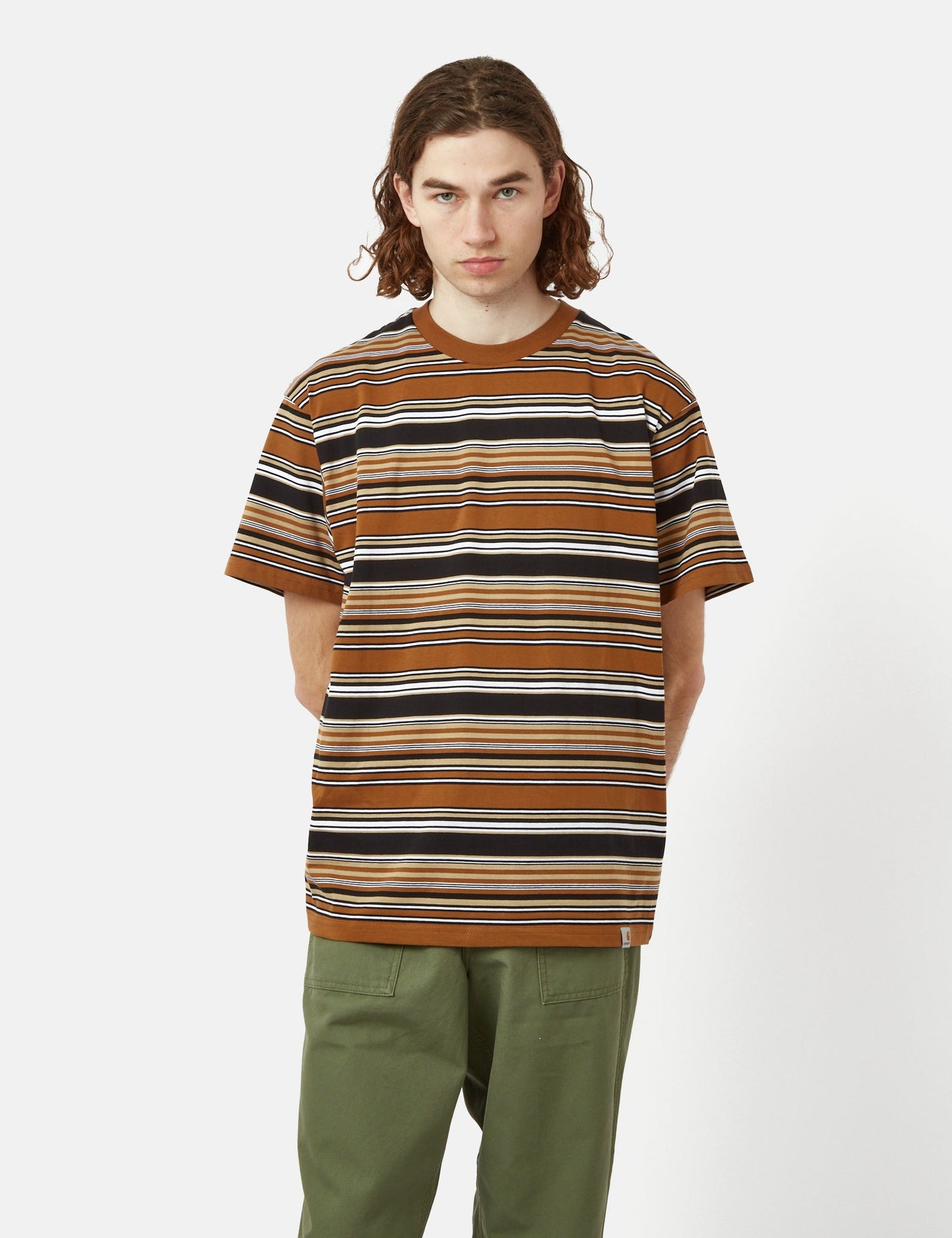 Lafferty T-Shirt (gestreift) – Hamilton Brown