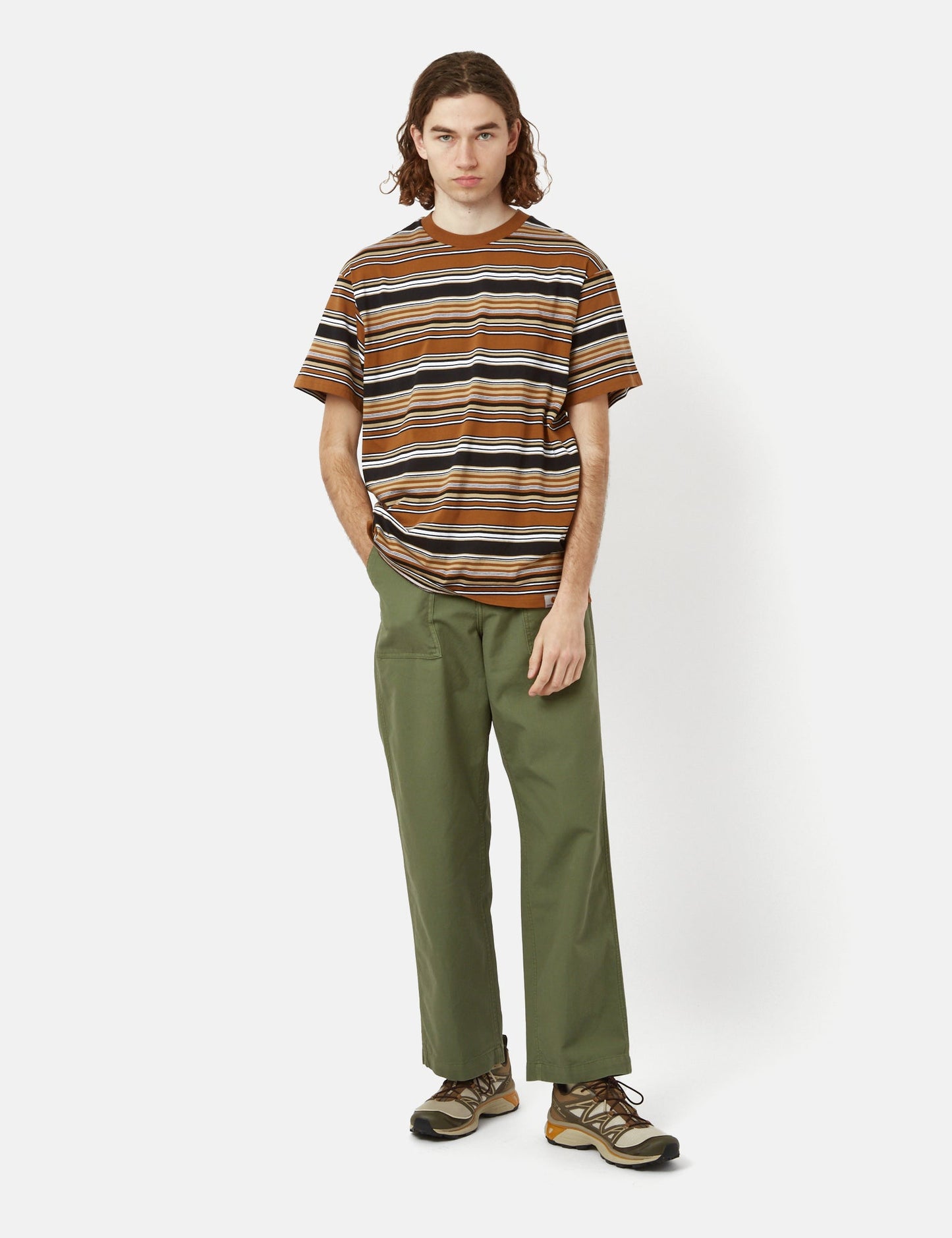 Lafferty T-Shirt (gestreift) – Hamilton Brown