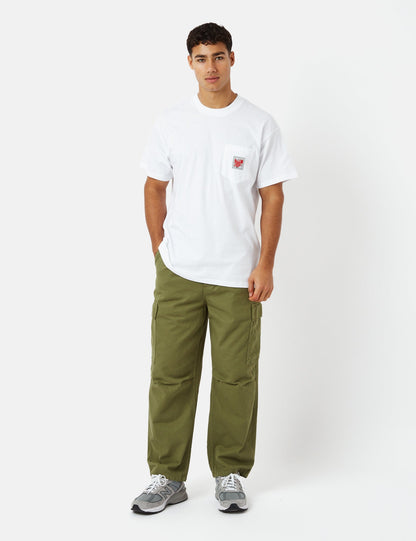 Stretch Pocket T-Shirt (Regular/Organic) - White
