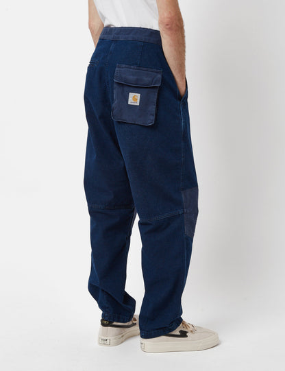 Pantalon Alma (coupe décontractée) - Bleu délavé