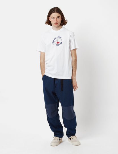 Pantalon Alma (coupe décontractée) - Bleu délavé