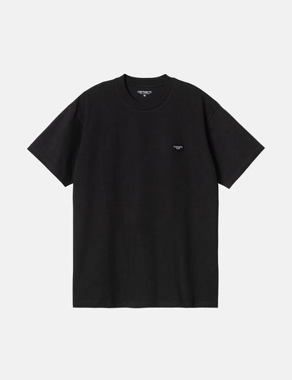 T-Shirt Double Cœur (Bio) - Noir
