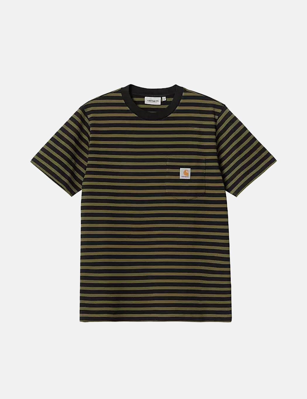 Seidler Pocket T-Shirt (Seidler Stripe) – Highland Green/Black
