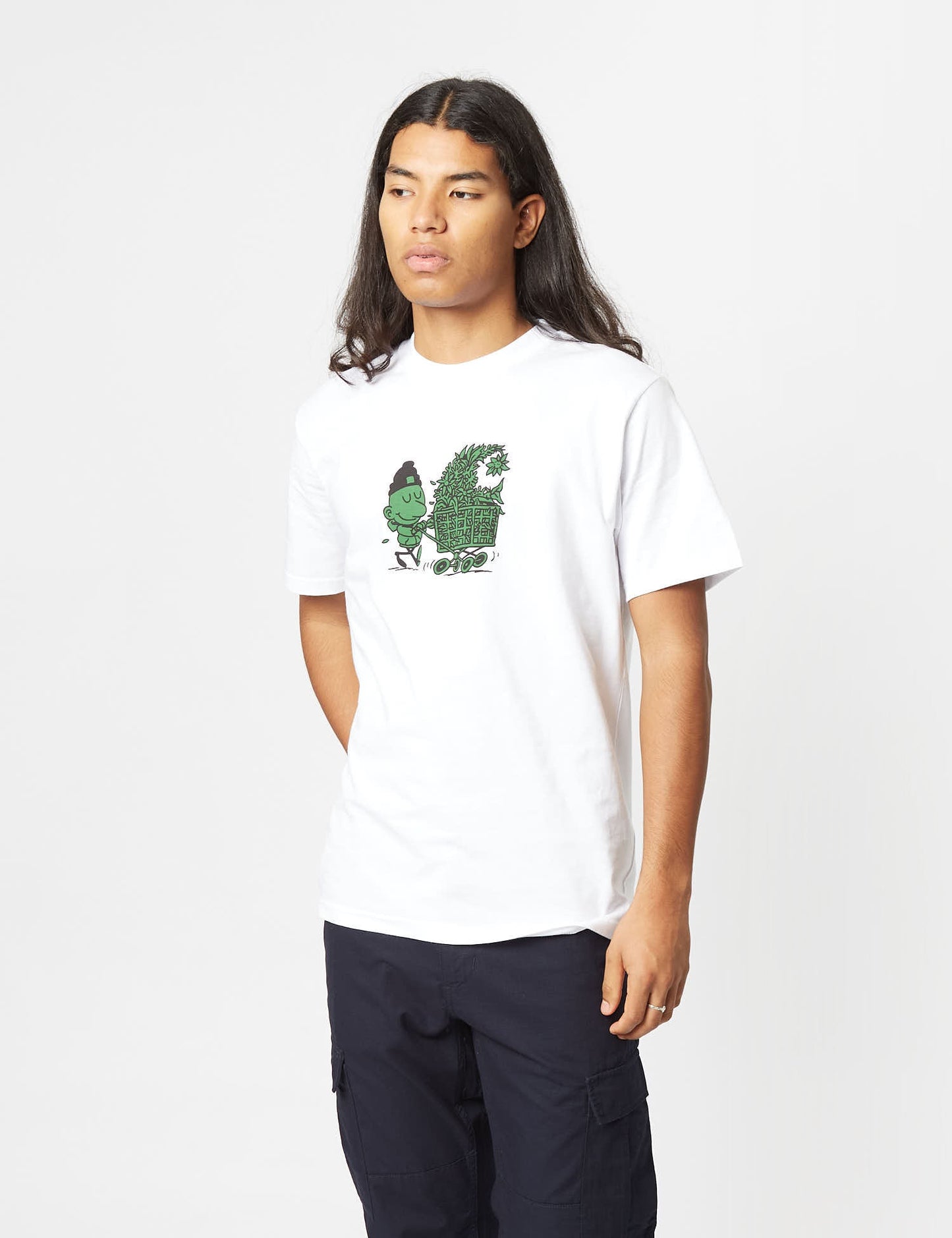 Shopper T-Shirt (Regular) – Weiß