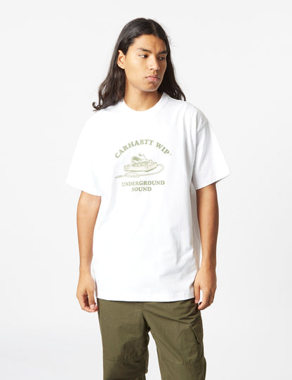 Underground Sound T-Shirt (Bio) - Weiß