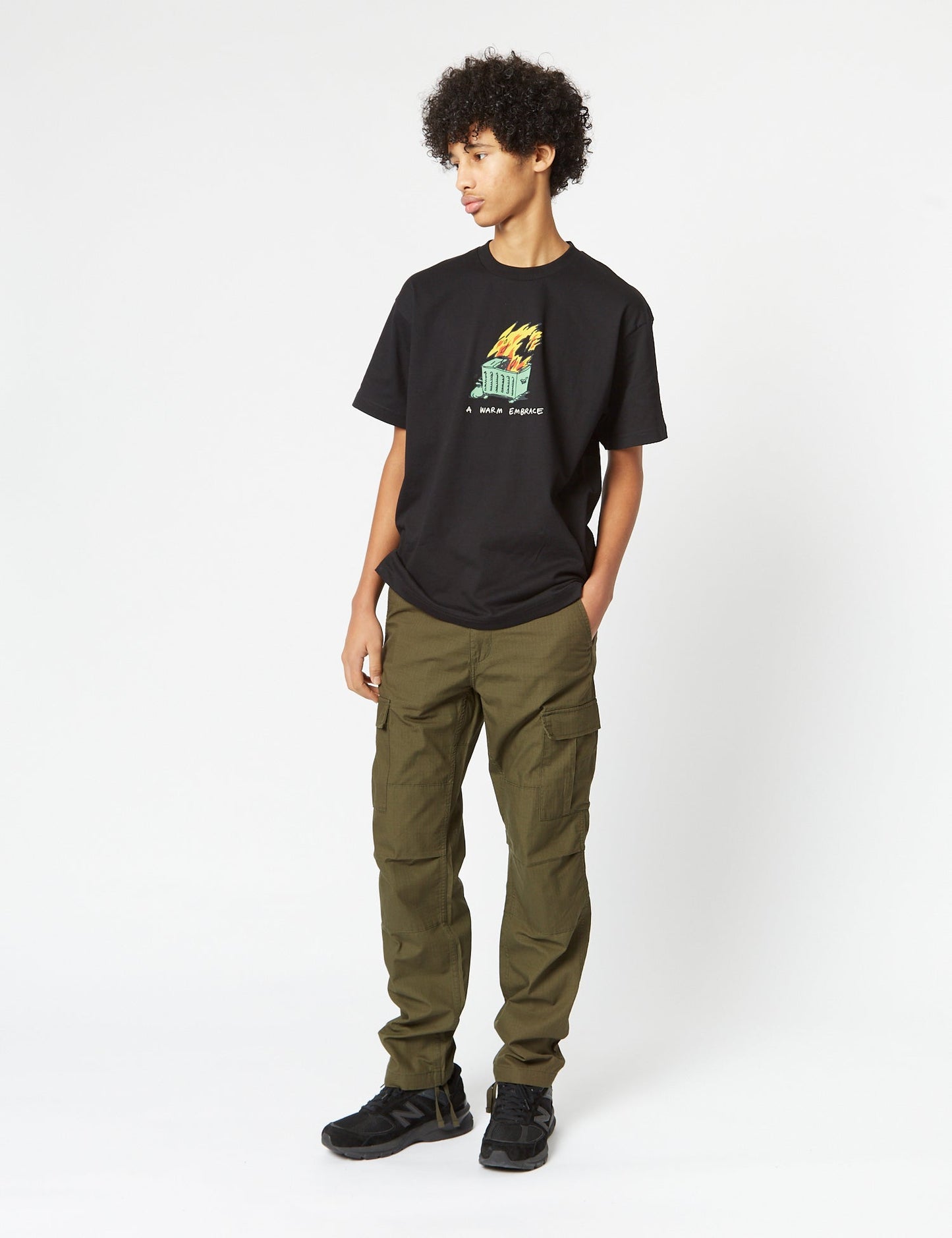 Pantalon cargo Aviation (coupe slim) - Vert Cyprès