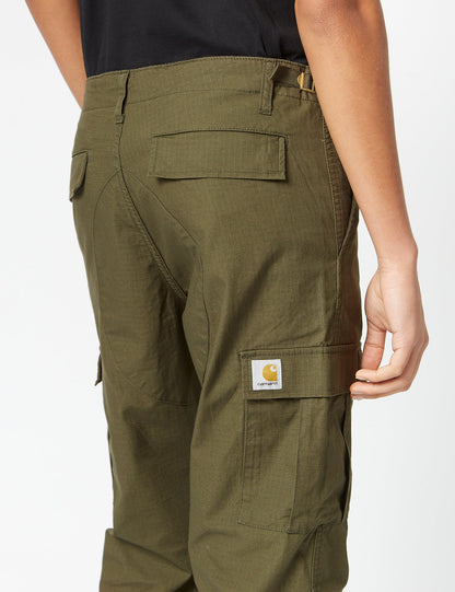 Pantalon cargo Aviation (coupe slim) - Vert Cyprès