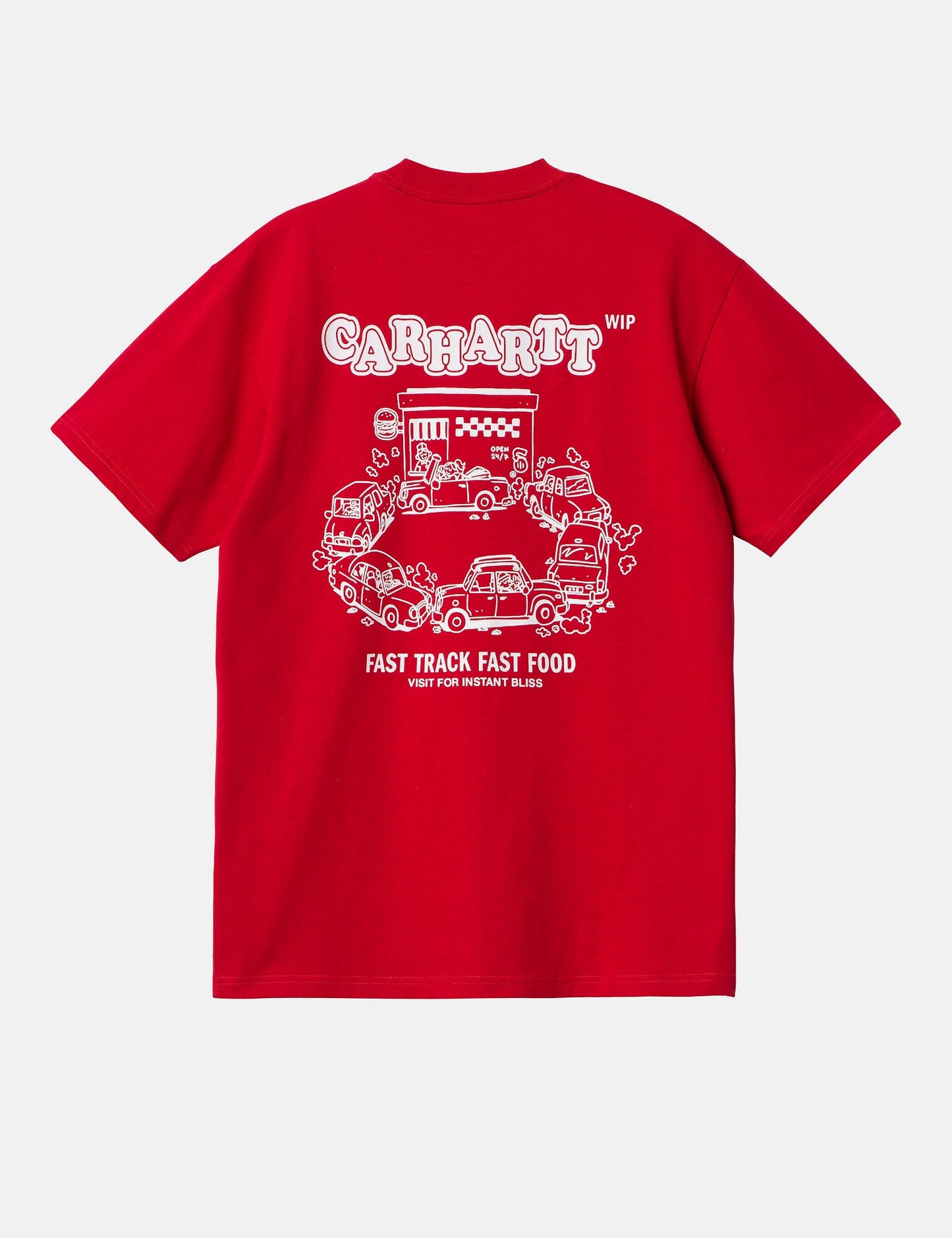 Fast Food T-Shirt (Loose) - Samba/Weiß