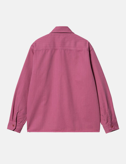 Surchemise Rainer - Rose Magenta Teint en Pièce