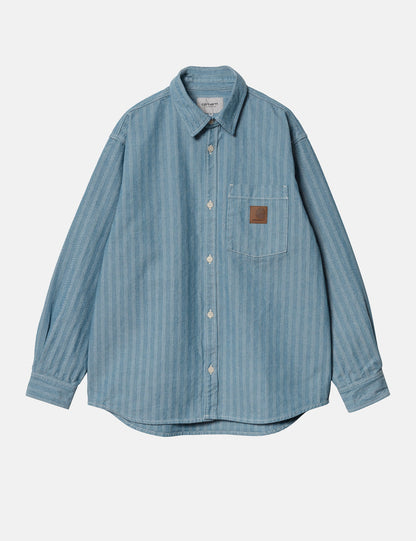 Menard Overshirt – Blue Rinsed
