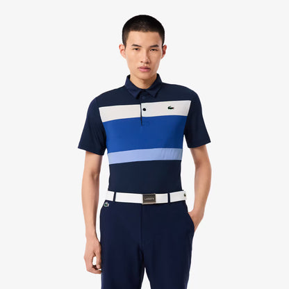 Regular Fit Colour-Block Golf Polo Shirt
