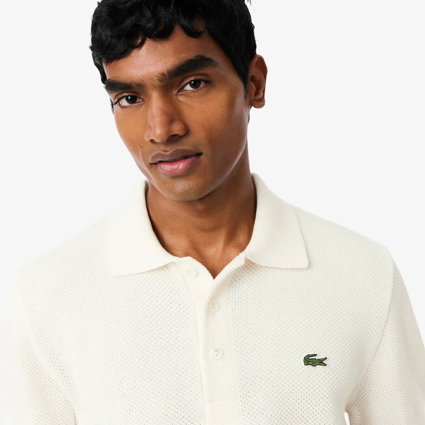 French Made Archive Re-edition Polo Collar Sweater