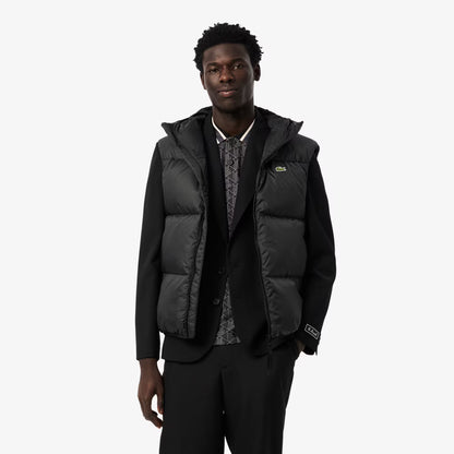 Water-Repellent Short Puffed Vest