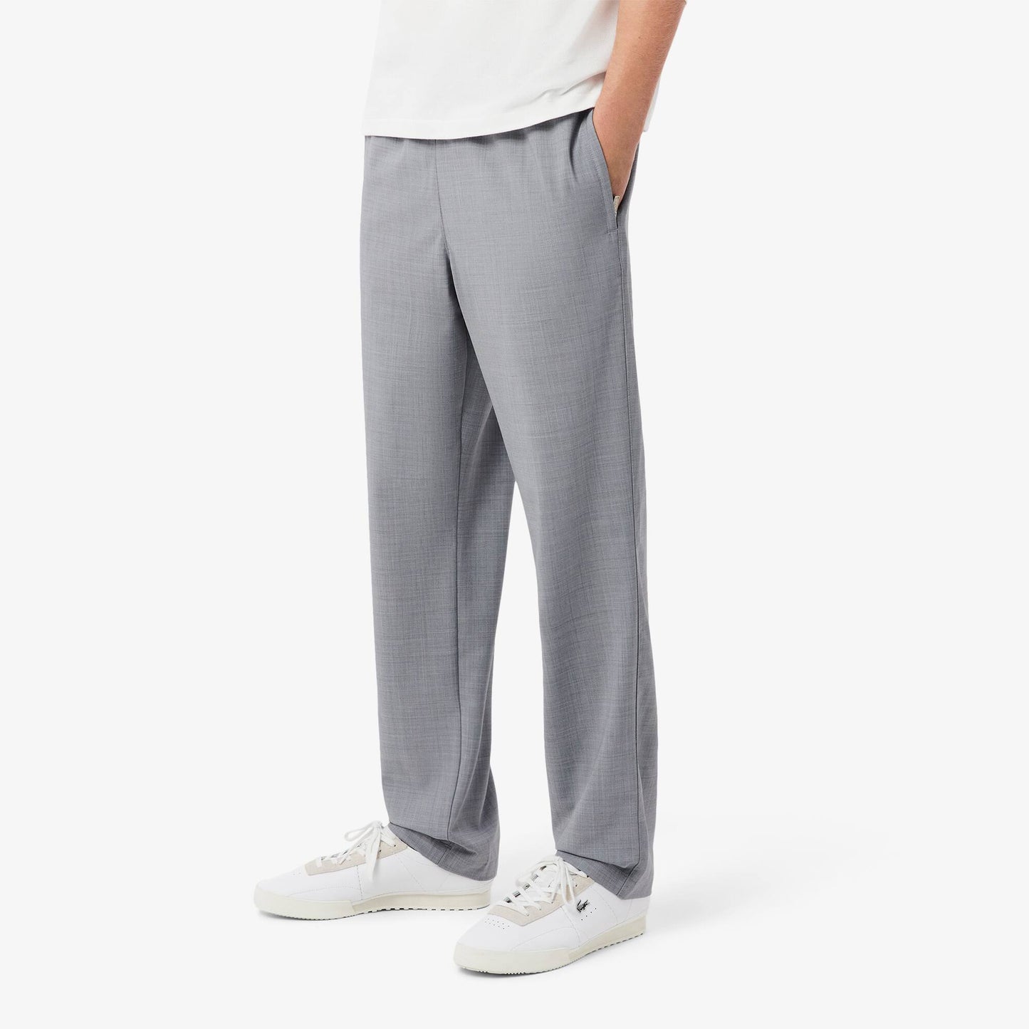Regular Fit Wool Flannel Chino Pants