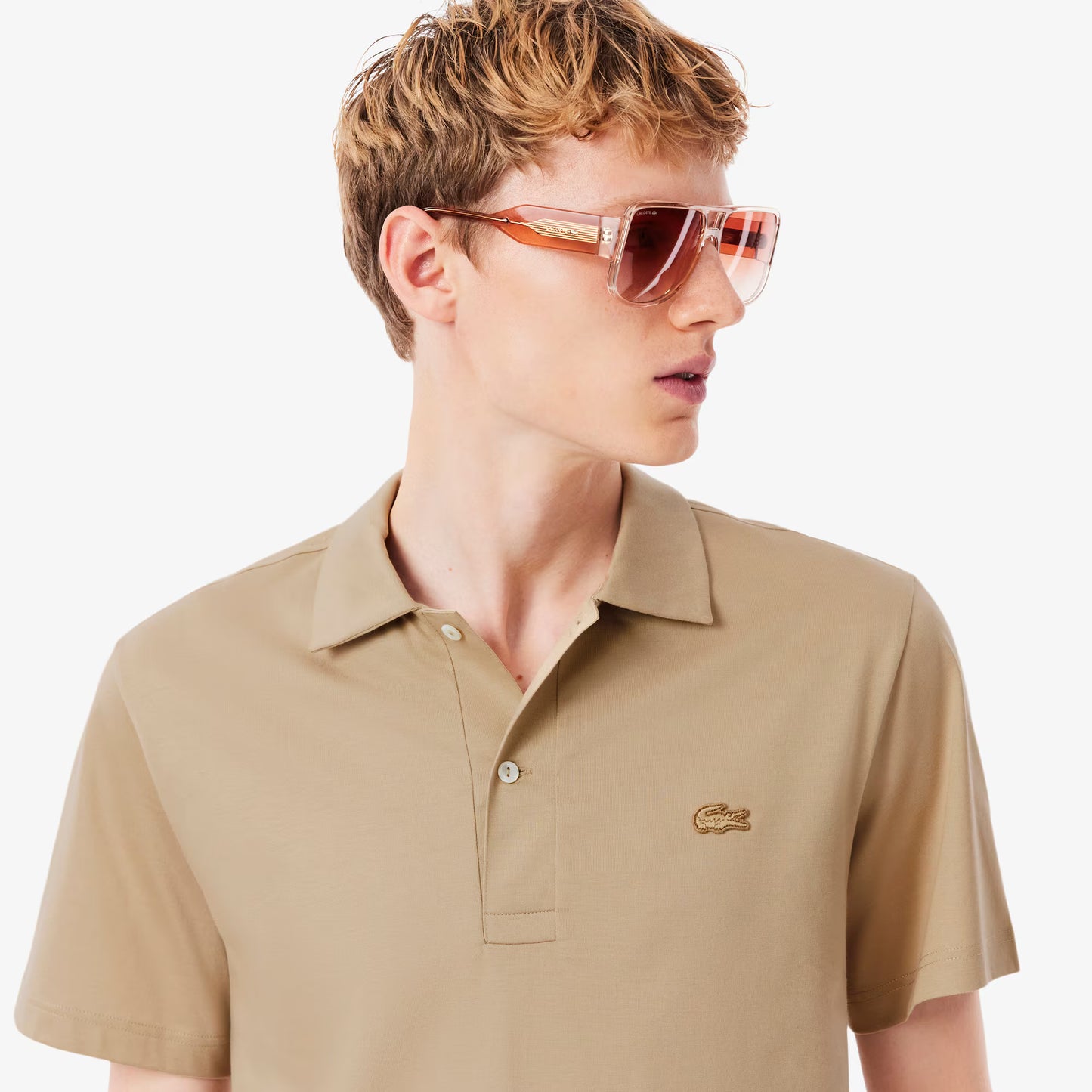 Paris Classic Fit Open Neck Embroidered Polo Shirt 2