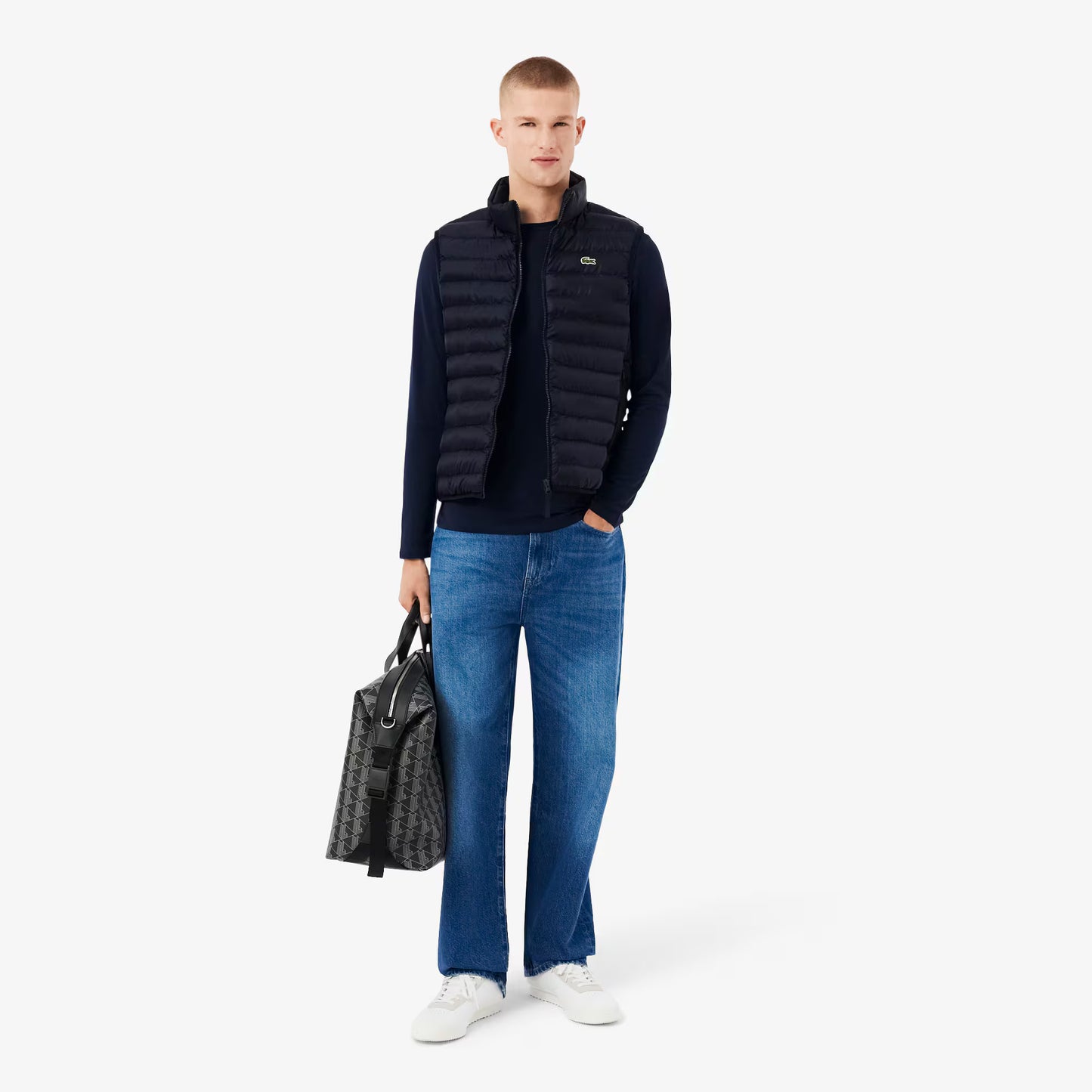 Water-Repellent Puffed Vest