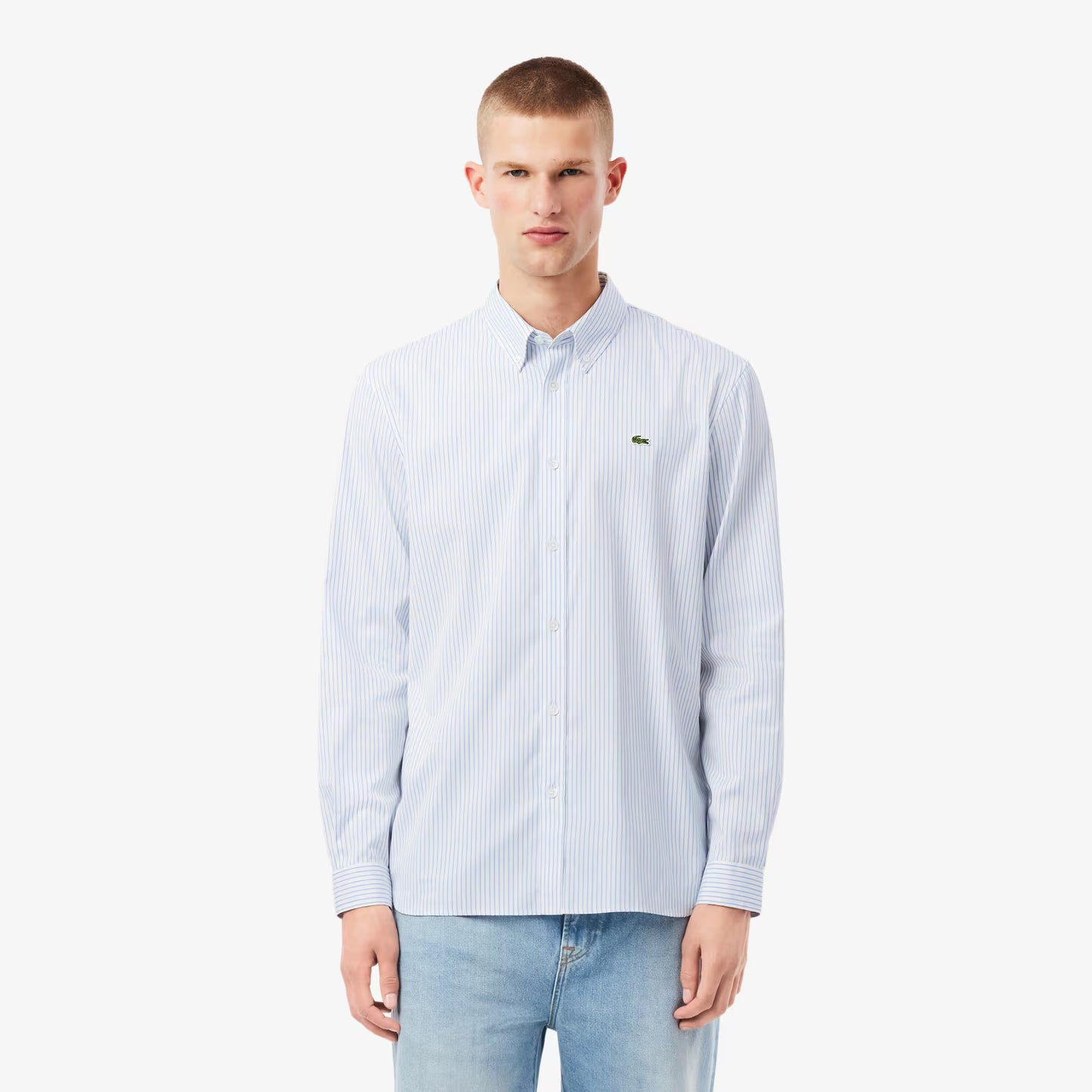 Regular Fit Striped Pinpoint Shirt