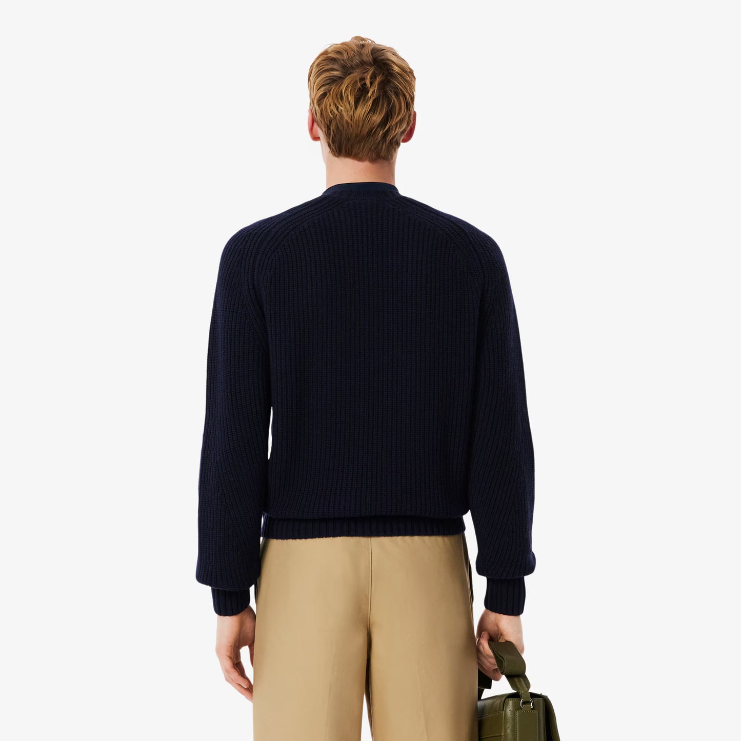 Thick Wool Crew Neck Sweater