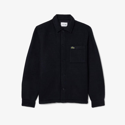 Wool Blend Felt Overshirt