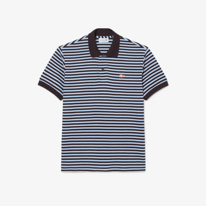 Klassisches Poloshirt mit Strukturstreifen