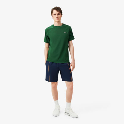 Trim Accent Diamond Taffeta Sport Shorts