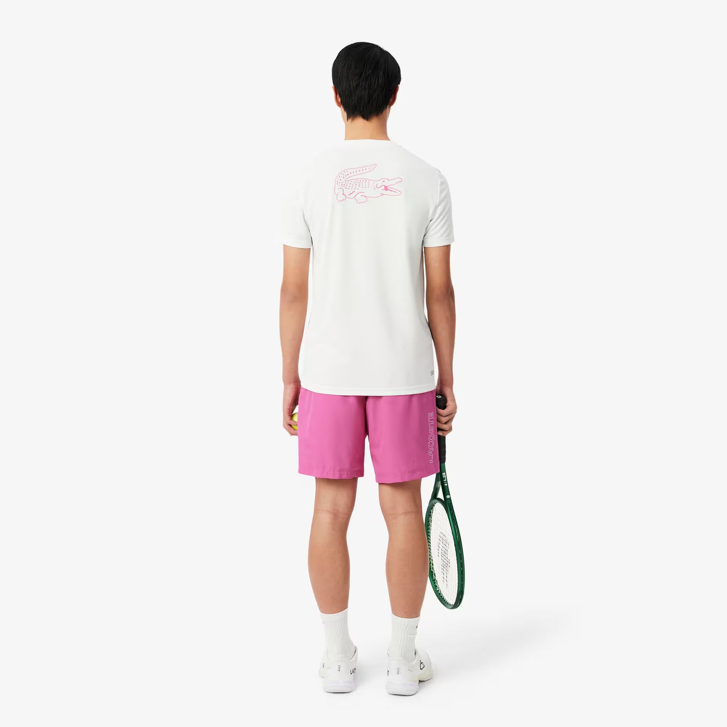 Trim Accent Diamond Taffeta Sport Shorts