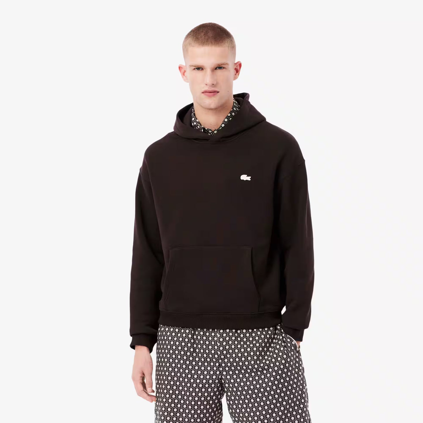 Loose Fit Printed Hoodie