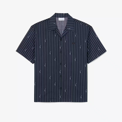 Hemd aus Twill mit Print im Relaxed Fit