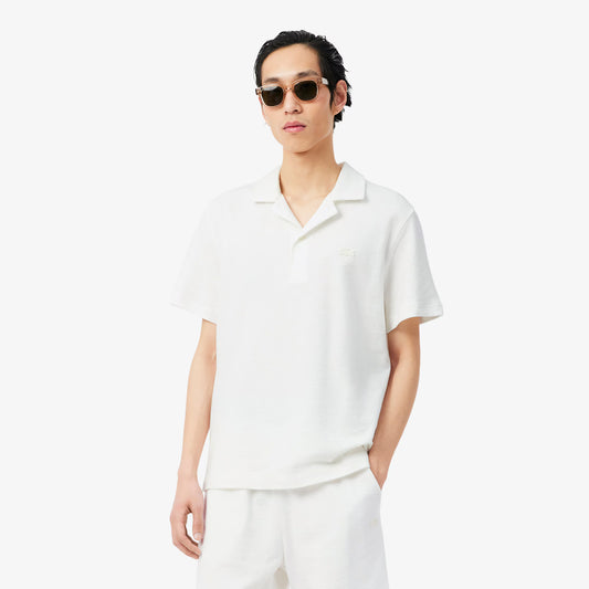 Klassisches Poloshirt mit Strukturmuster