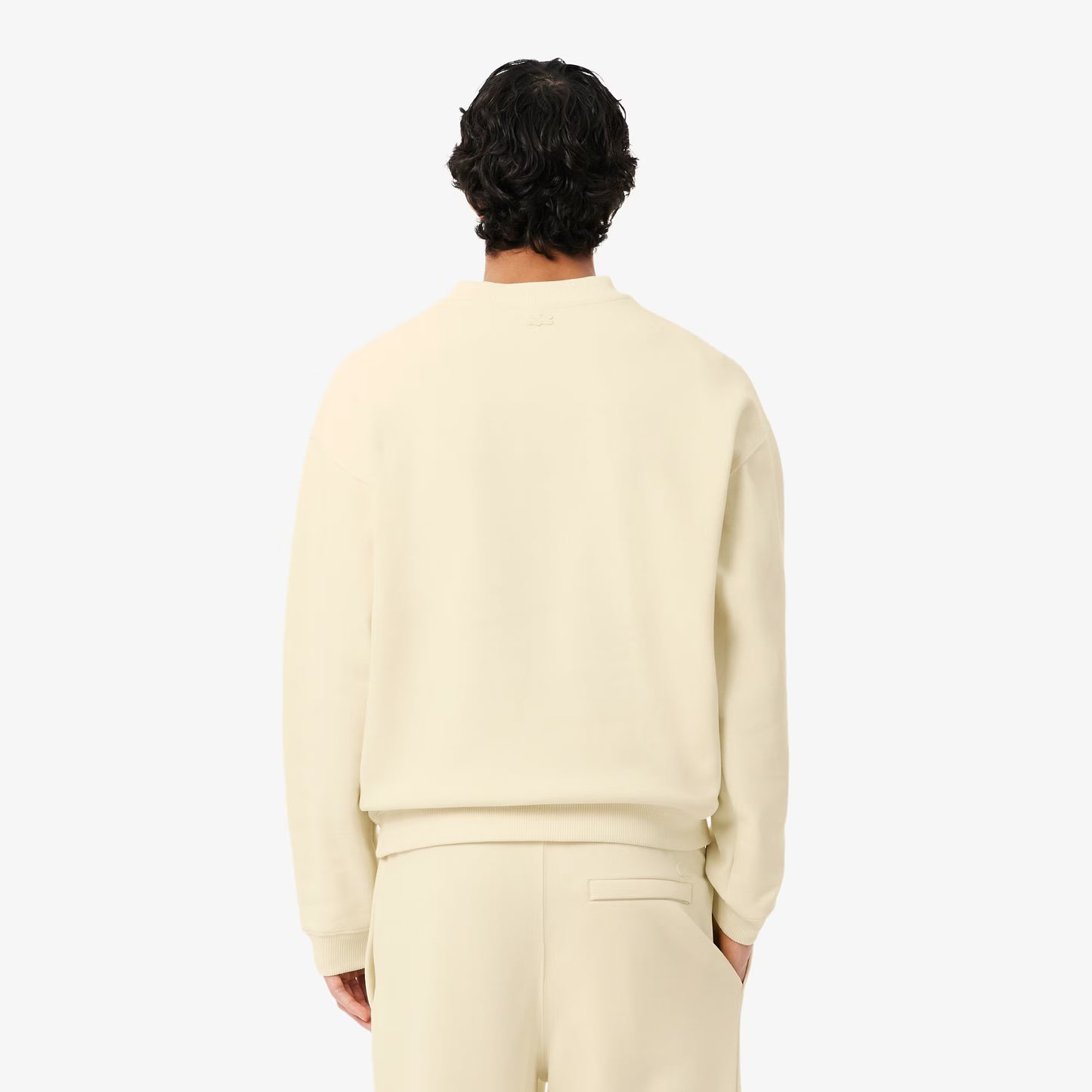 Double Face Pique Badge Sweatshirt