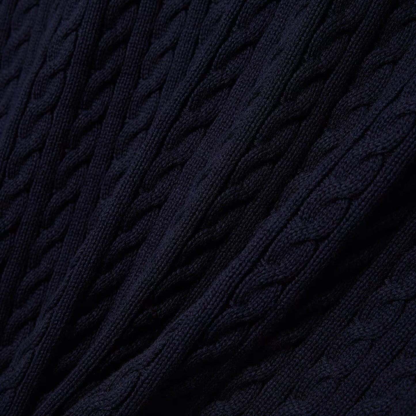 Cable Knit Cotton Sweater Vest