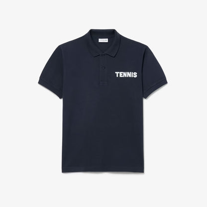 Classic Fit Printed Petit Pique Polo Shirt