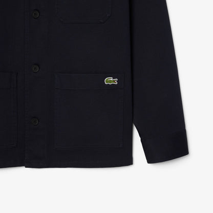 Overshirt-Jacke aus Baumwolle