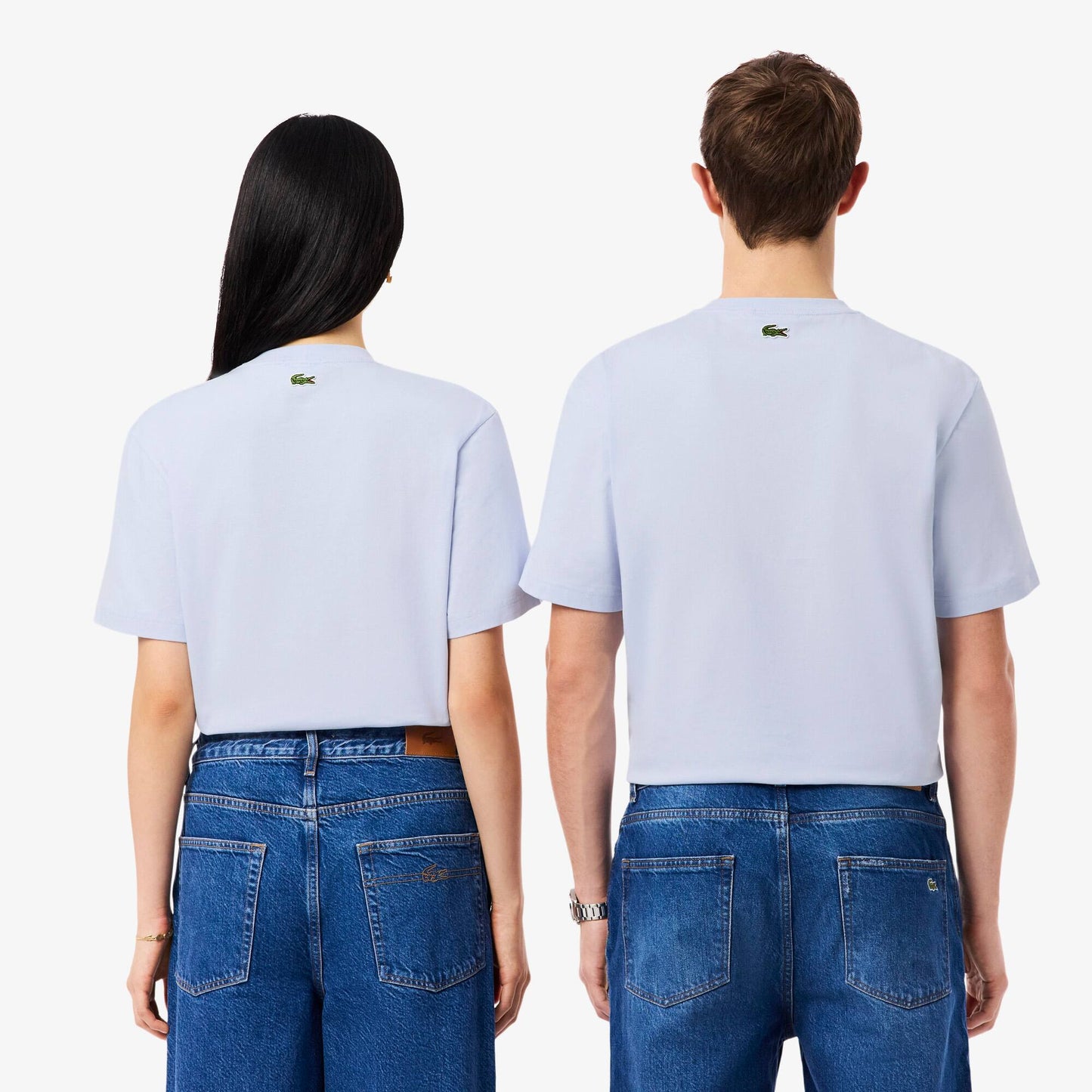 Baumwoll-T-Shirt mit geprägtem Logo