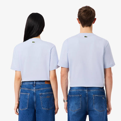Baumwoll-T-Shirt mit geprägtem Logo