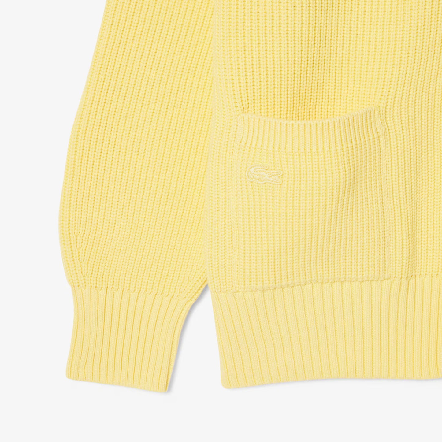 Gerippte Strickjacke aus Baumwolle mit lässiger Passform