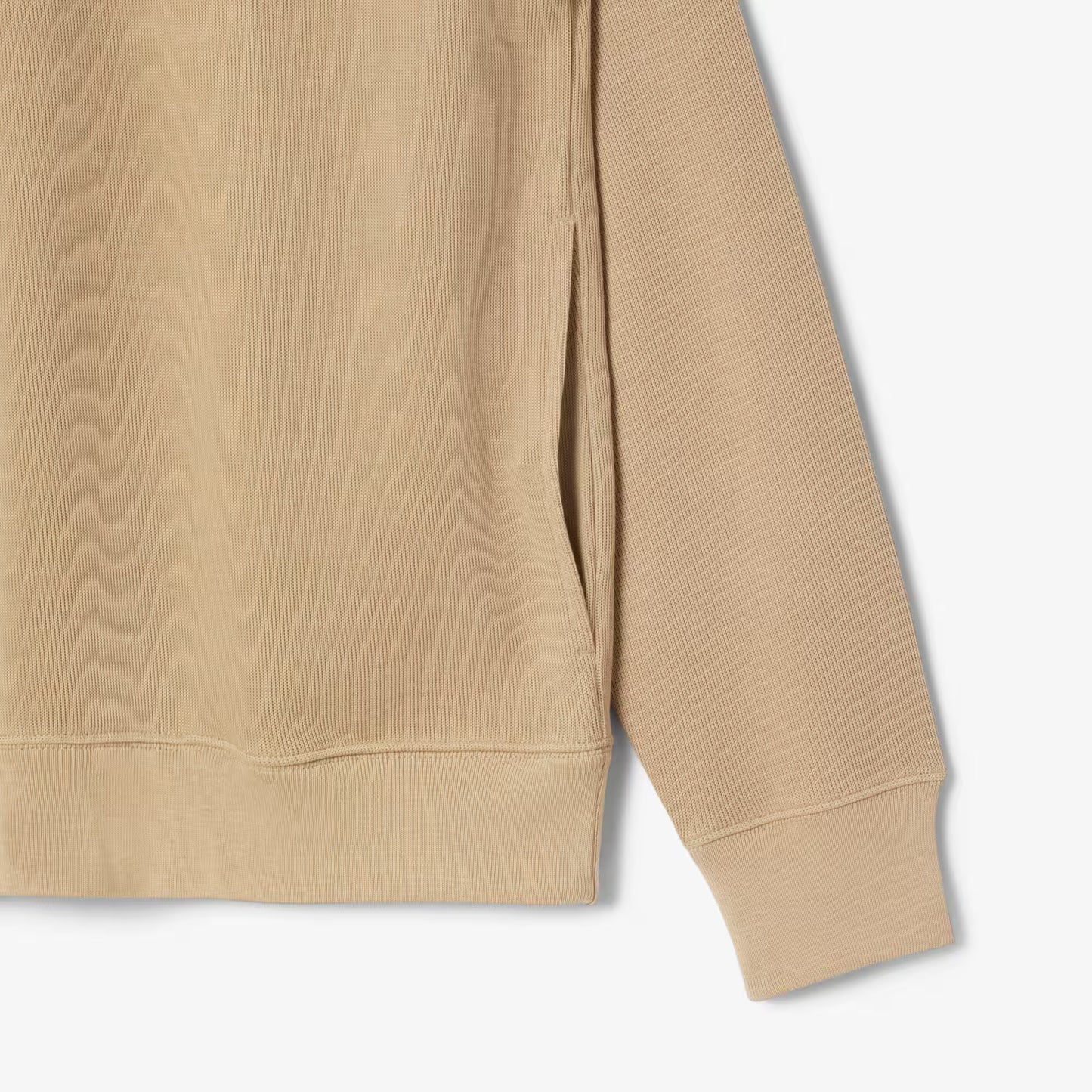 Sweatshirt mit Reißverschluss, Stehkragen und Interlock-Gewebe 2