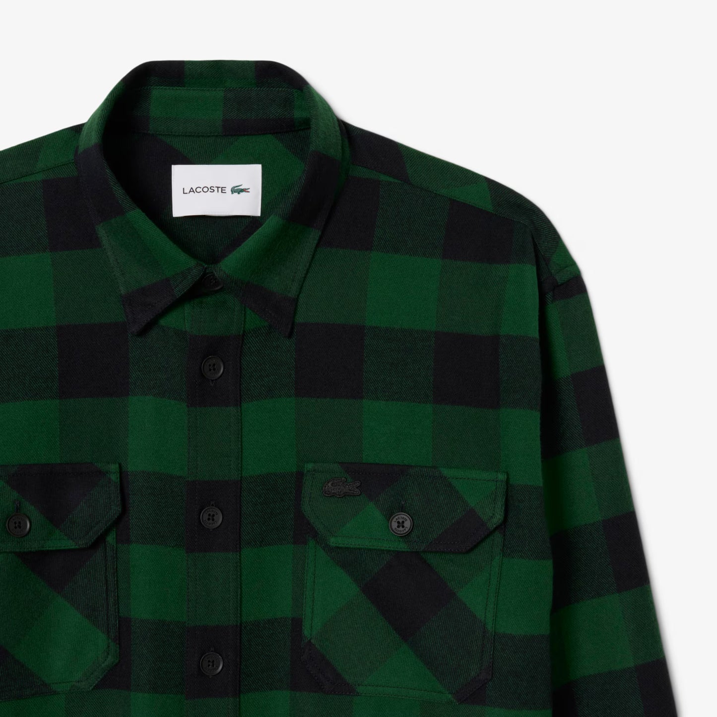 Oversized Cotton Plaid Overshirt