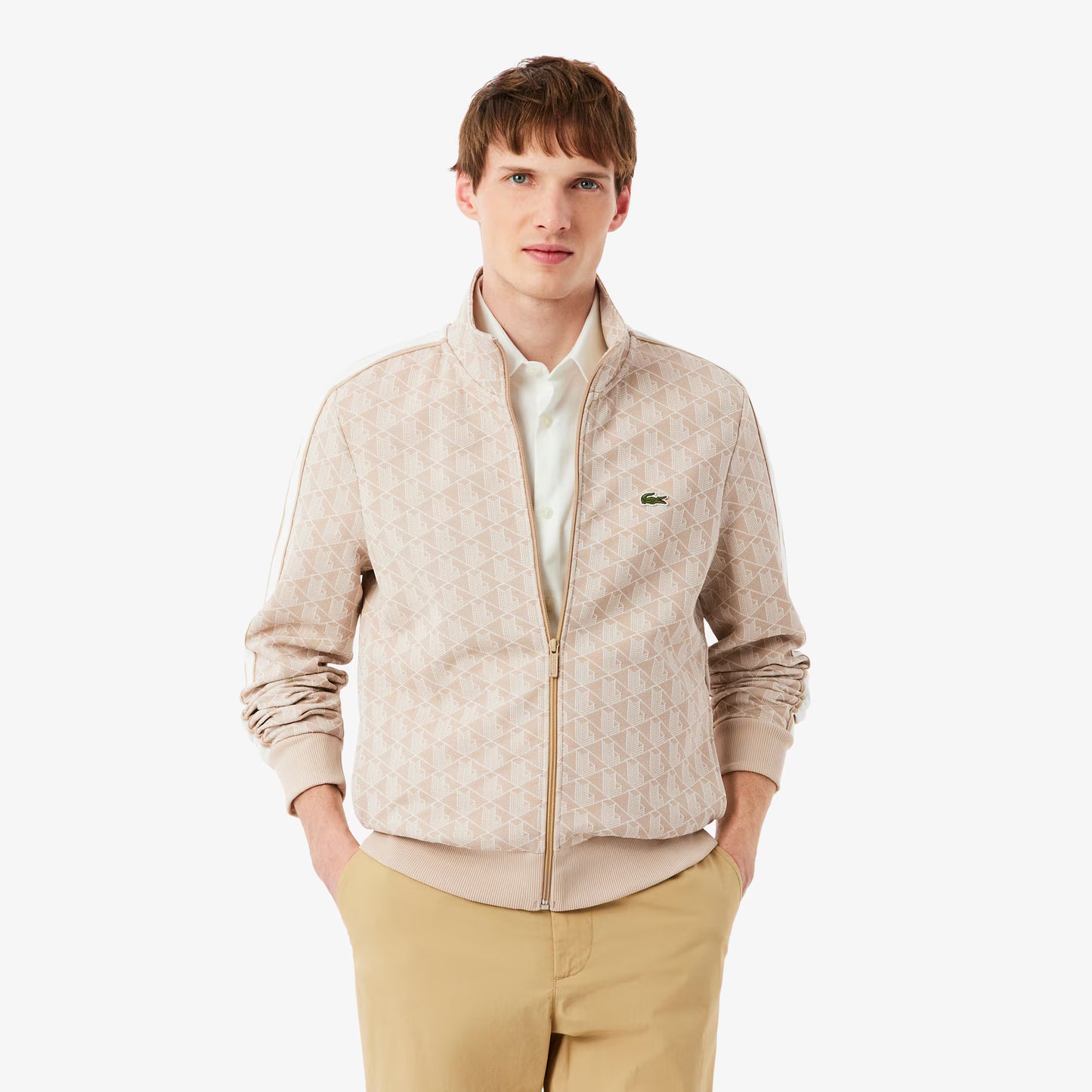 Paris Zip-Up Jacquard Track Jacket