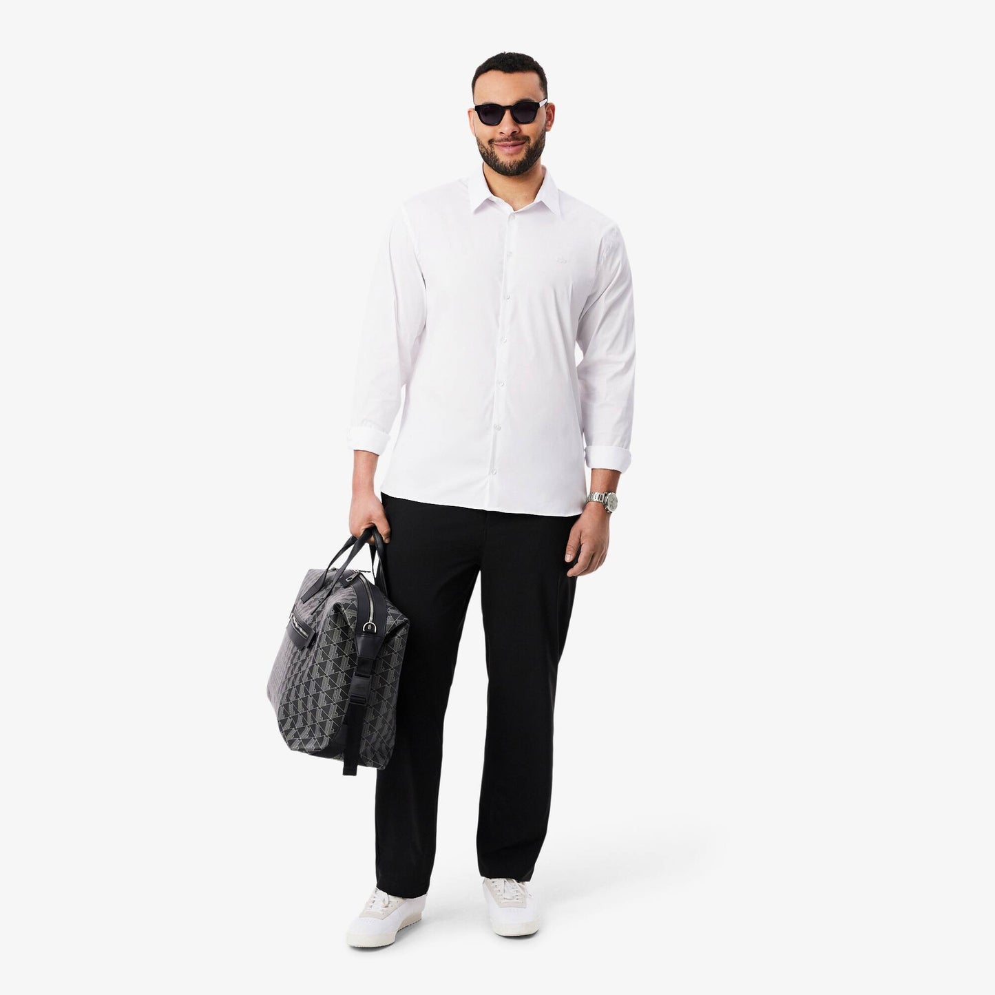 Slim Fit Stretch Poplin Shirt