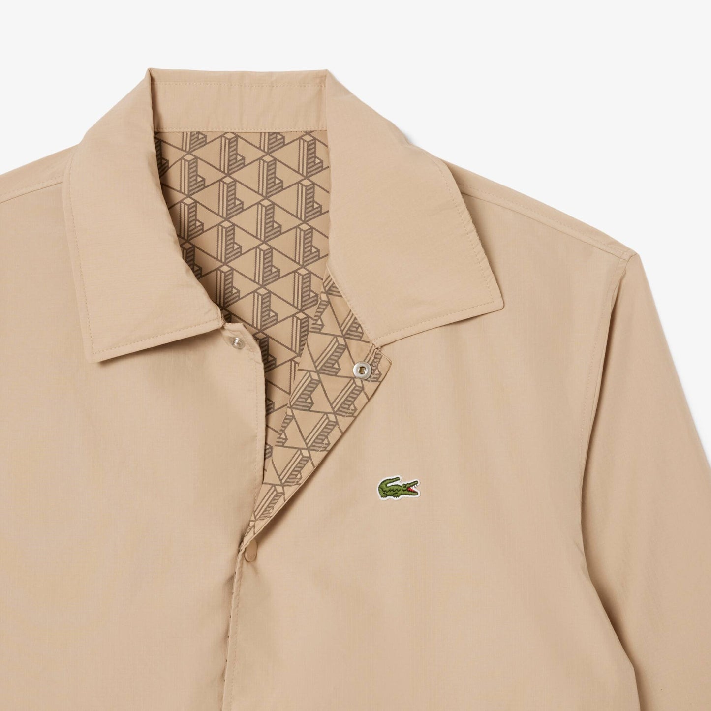 Reversible Bi Material Monogram Jacket